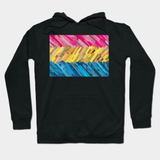 Pan Pride Flag Collage Hoodie